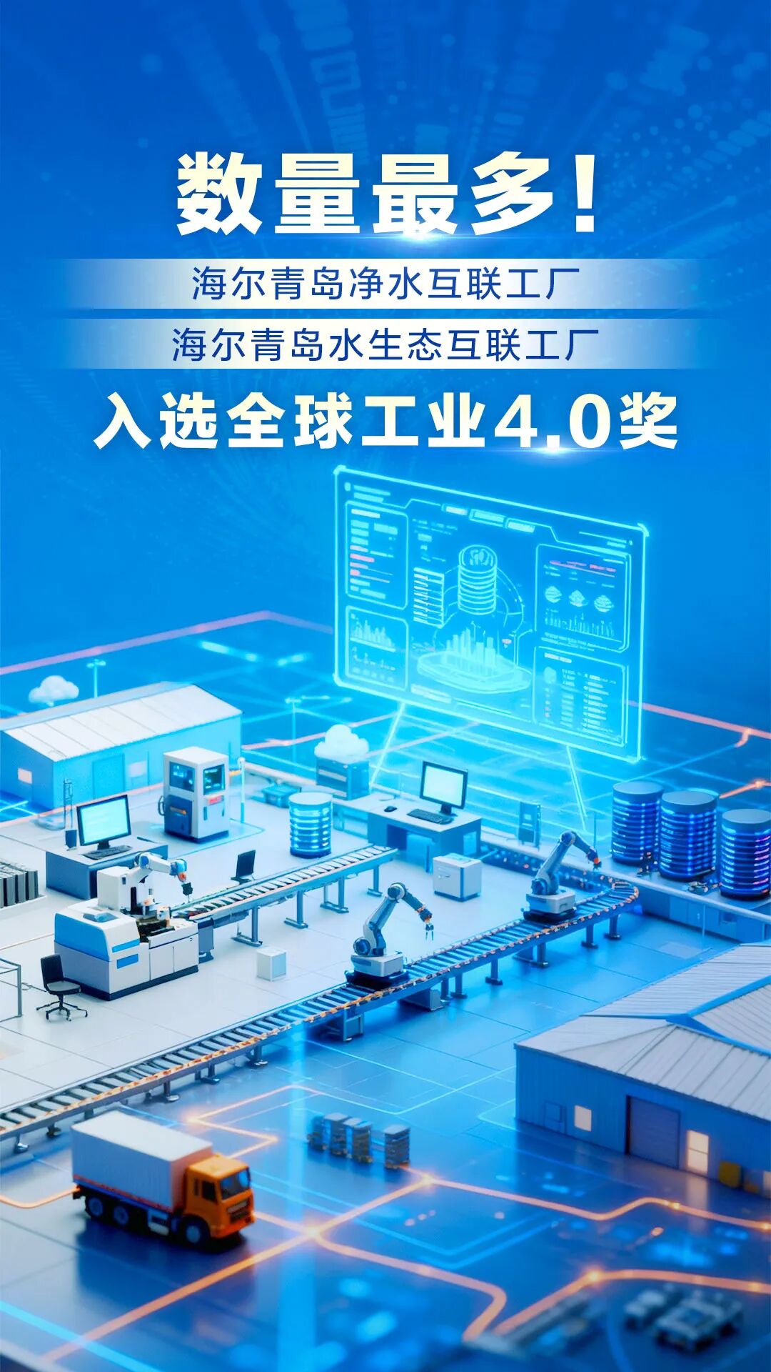 數(shù)量最多！海爾再添兩家工廠入選全球工業(yè)4.0獎 市場調(diào)查揭示智能制造的勝利密碼